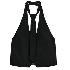 Zara DETACHABLE TIE VEST TOP